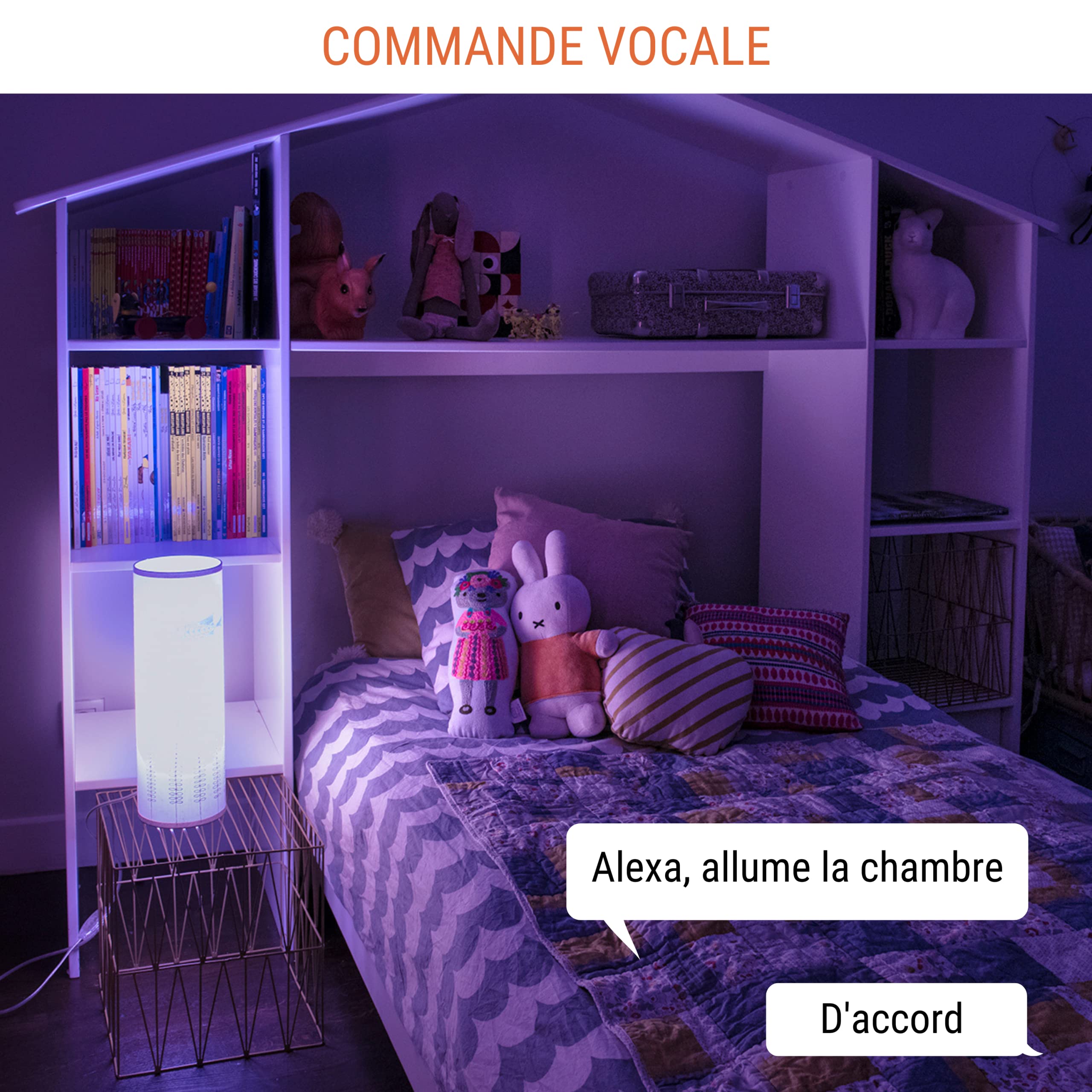 Konyks Antalya Color E27 - LED WiFI + BT, 1055 lumenów, 11 W, kolory + regulowany biały, kompatybilny z Alexa lub Google Home, łatwa automatyzacja