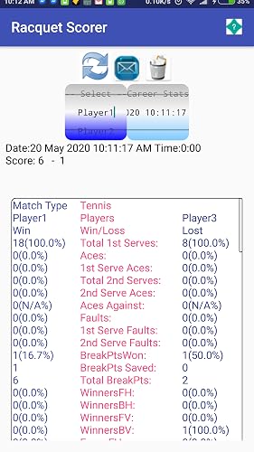 Racquet Game Scorer Pro (Tennis,Table Tennis,Badminton,PickleBall,Squash) plus online Radio, play music/videos,Sudoku,Tic-Tac-Toe games – vue 4