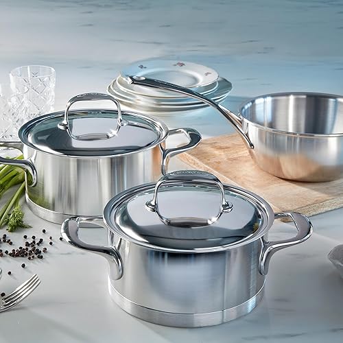 Miniatura 10 de Demeyere Atlantis horno holandés de acero inoxidable de 7 capas 42 cuartos