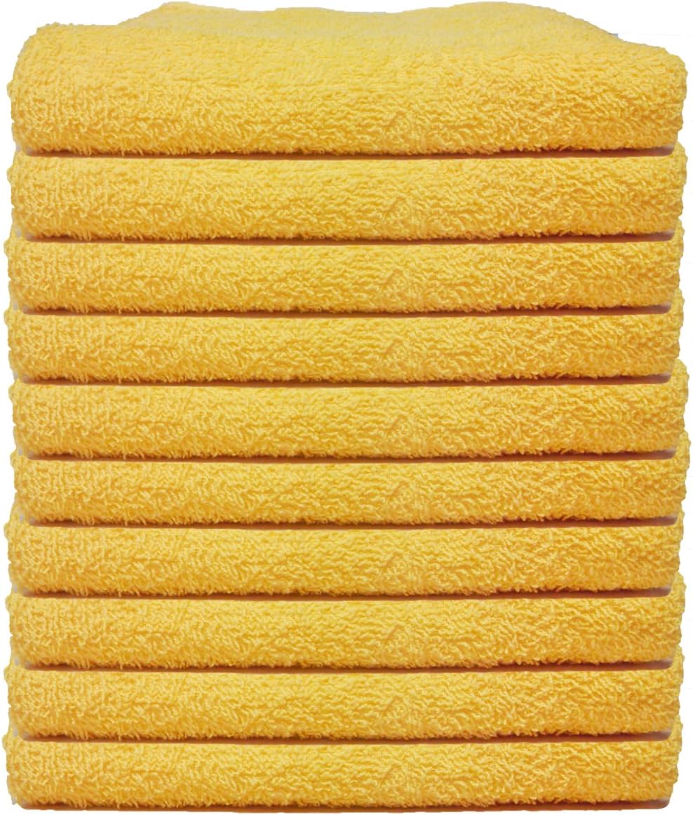 Amazon Co Jp まとめ買いセット 綿100 フェイスタオル 白10枚組 34 84cm ホーム キッチン