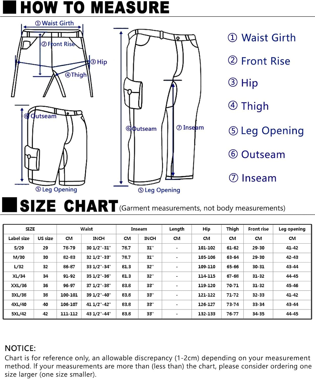 Match Men's Wild Cargo Pants 42 3358 Light Apricot