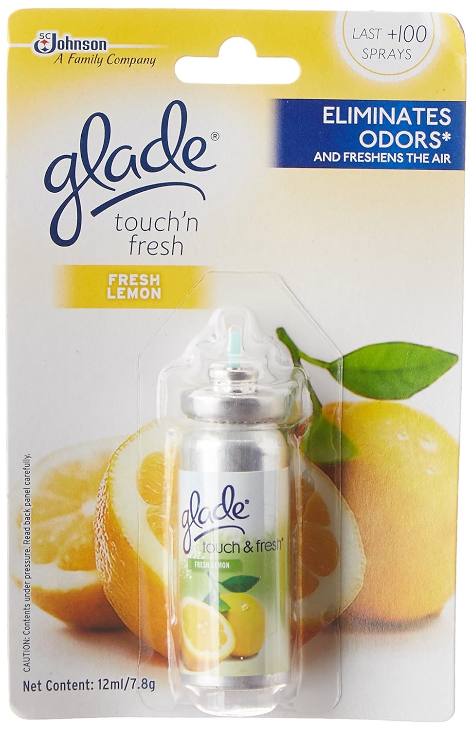 Glade Room Freshener Refill Fresh Lemon, 12Ml Pack Aerosol Amazon