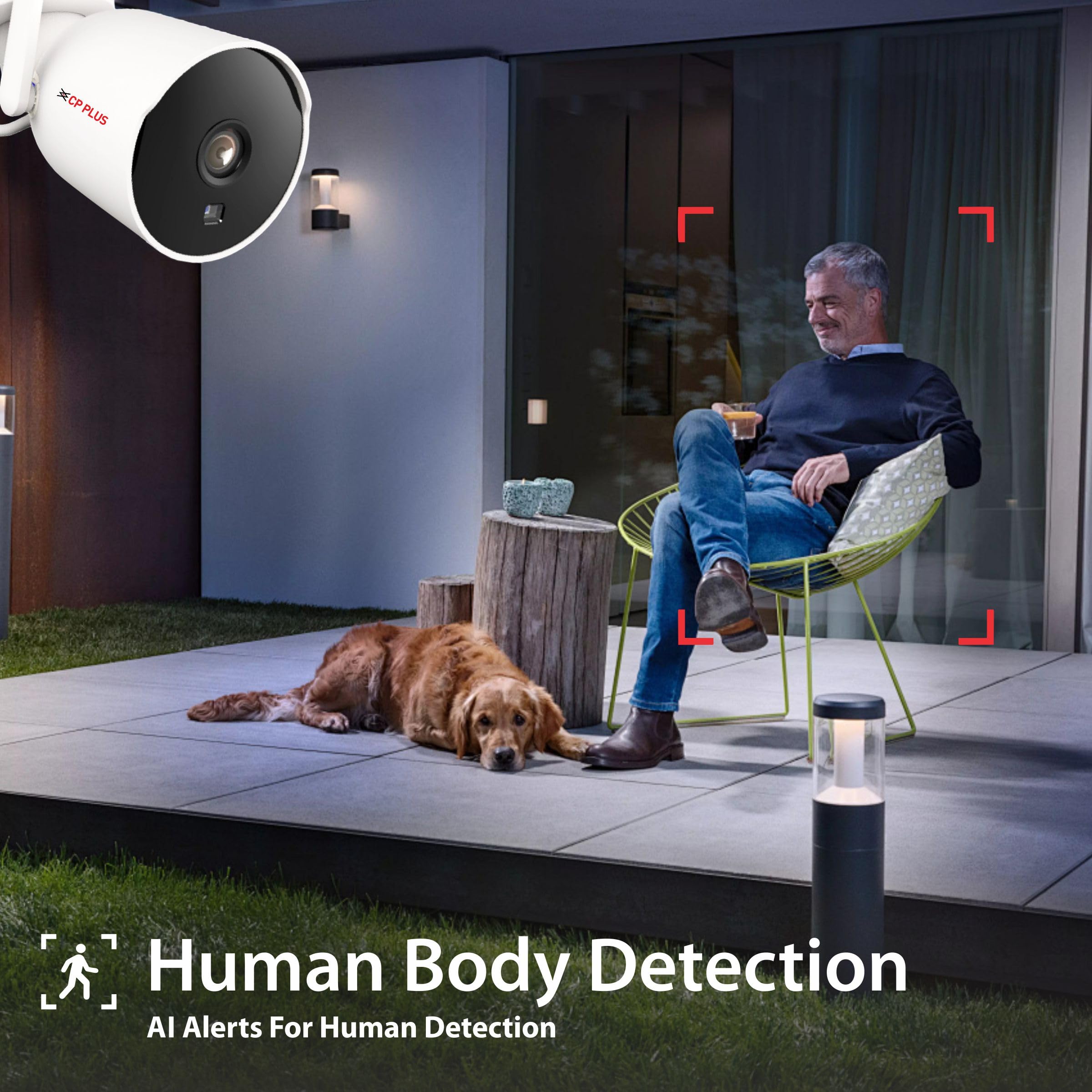 CP PLUS 3MP Outdoor Bullet CCTV Camera | 4G SIM-Based Wireless Security Camera | Motion & Human Detection | Night Vision 25M | Two-Way Audio | Built-in Siren | Mobile App Support | EZ-R31G - Image 5 thumbnail
