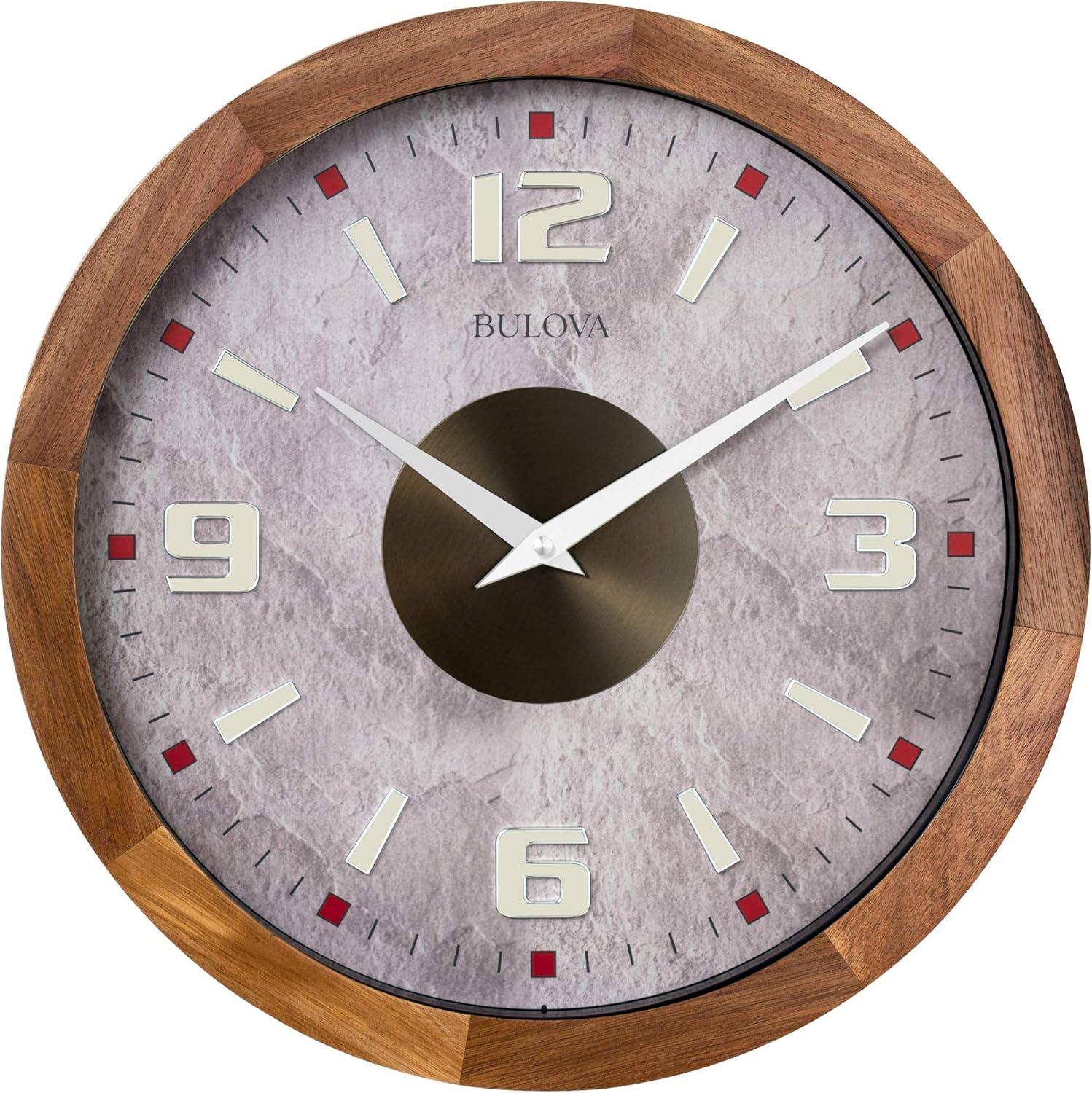 Bulova C4112 Parkland Bluetooth Wall Clock, Natural Wood Amazon.ca Home