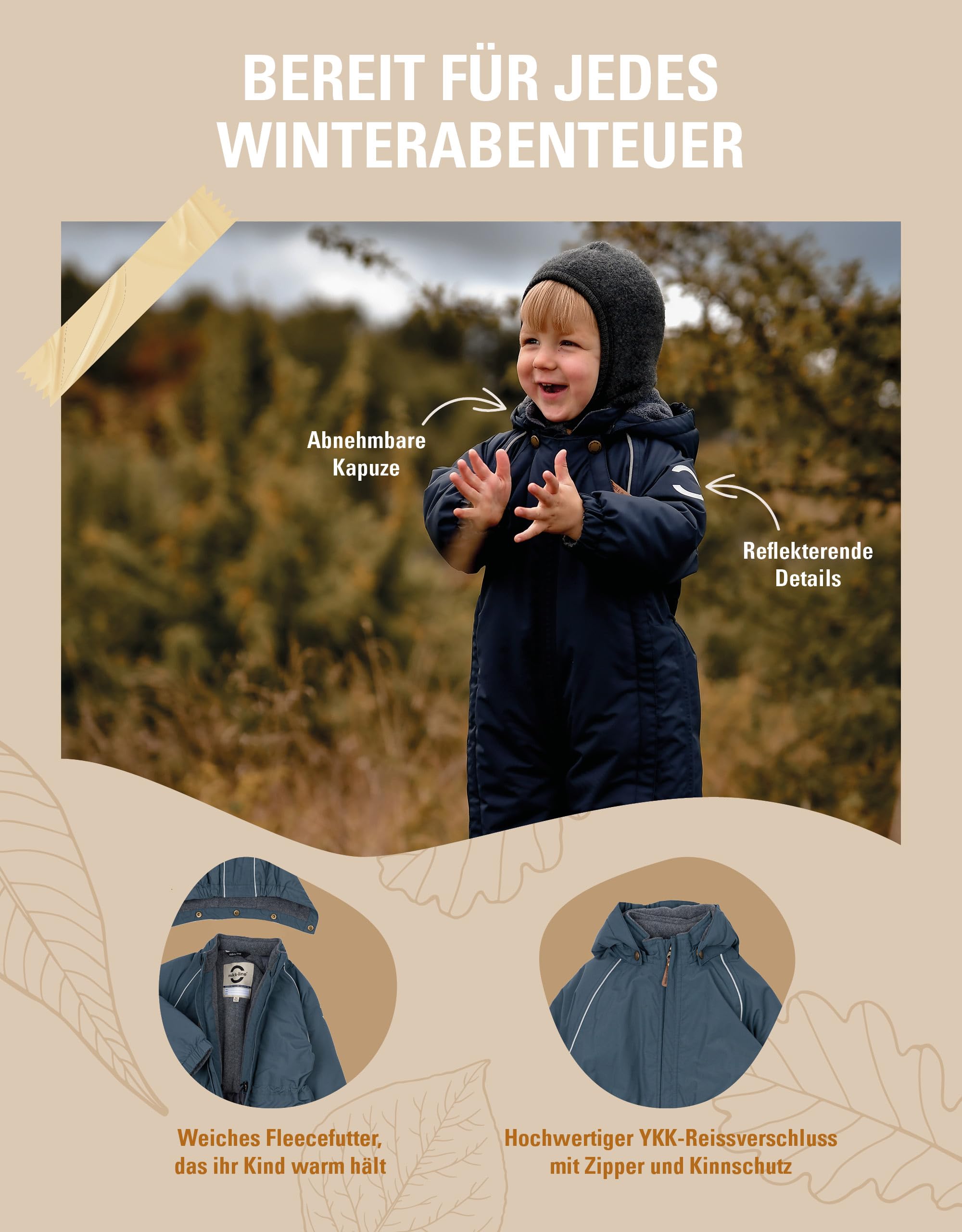 Mikk-line Schneeanzug Baby | Nylon Kleinkinder | Schneeanzüge Für Jungen Und Mädchen | Wasserdicht 20.000 mm