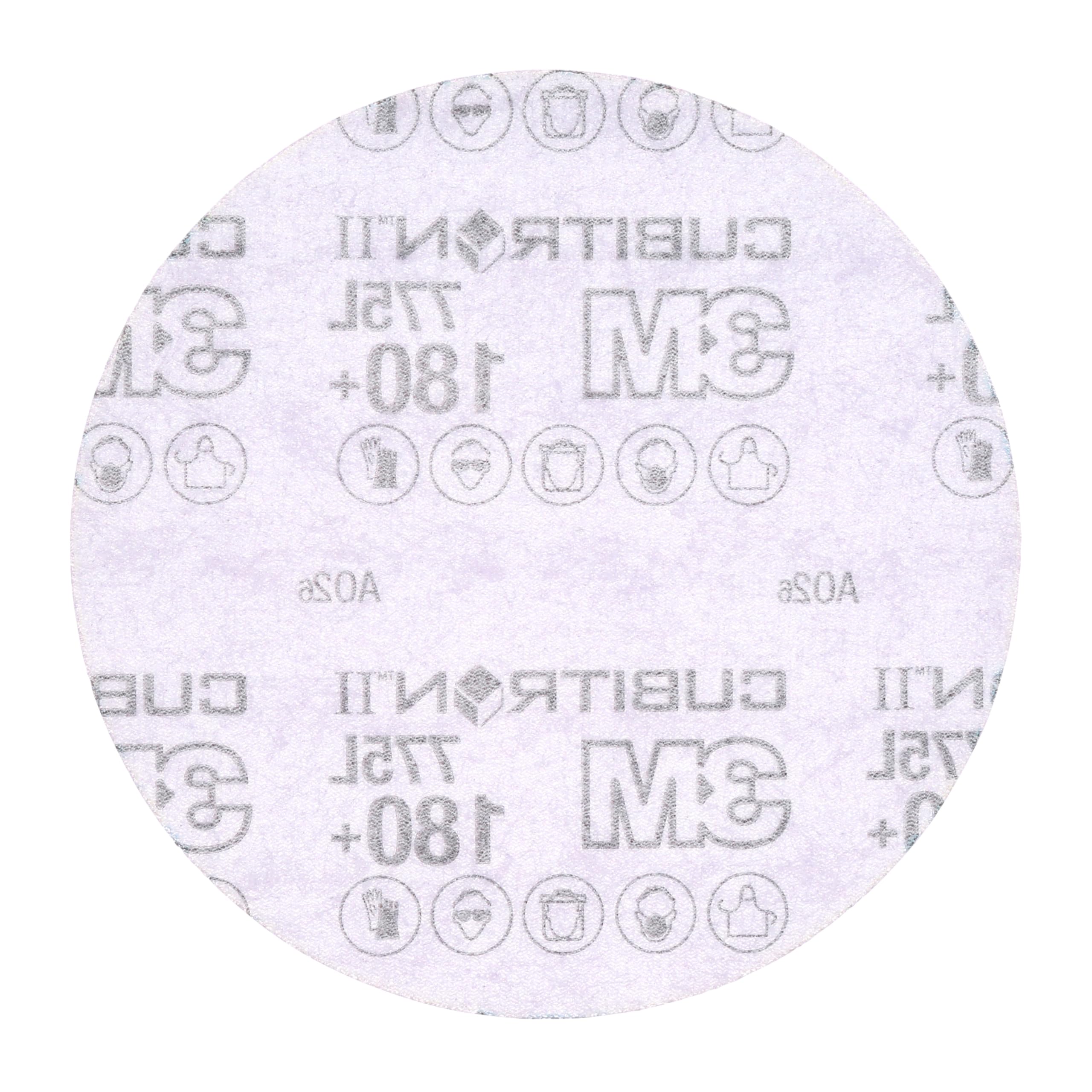3M Cubitron II Hookit Disco de Film 775L, 76 mm, Sin Agujeros | 180+ 50 discos/caja