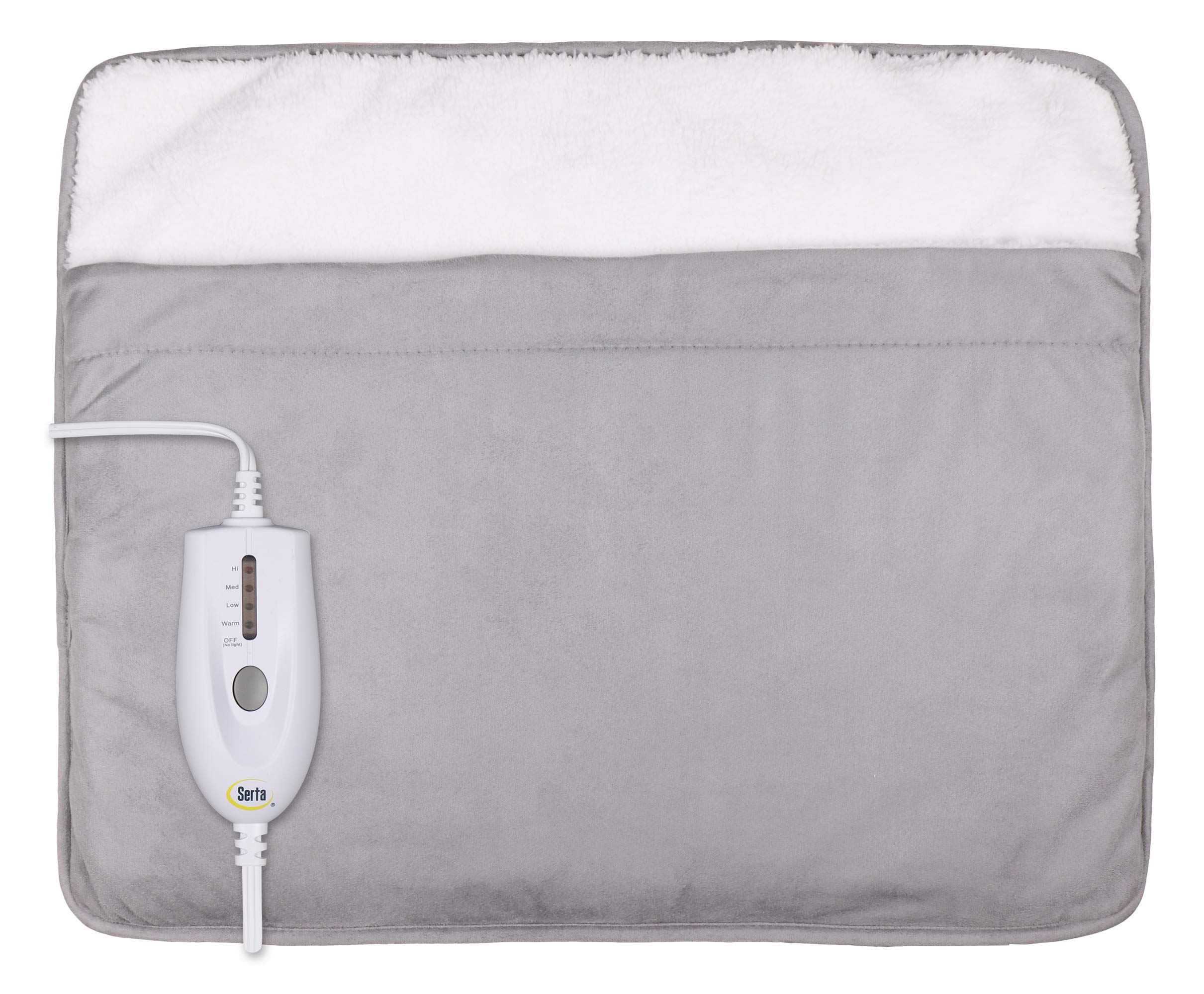 serta ultra soft microplush electric heated foot warming pad