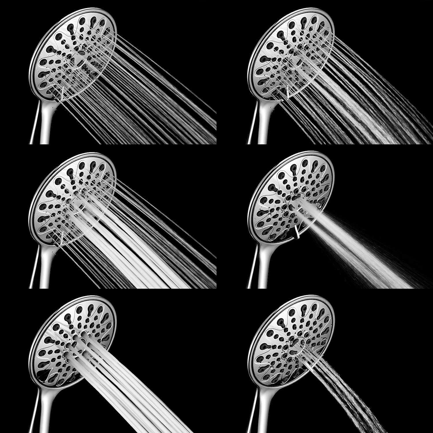 6" Handheld Shower Head Bundle & Couradric 5" Handheld Shower Head