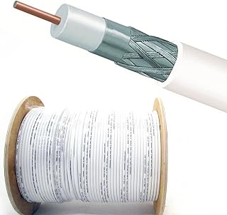 1000ft PLENUM COMMSCOPE 2275V DUAL-SHIELD RG6 COAXIAL CABLE 3Ghz 75 Ohm UL ETL COMMERCIAL REGULATION REQUIREMENT ANTI-STATIC NON-TOXIC SMOKELESS FIRE RETARDANT PVC JACKET CERTIFIED CABLE COAX CABLE