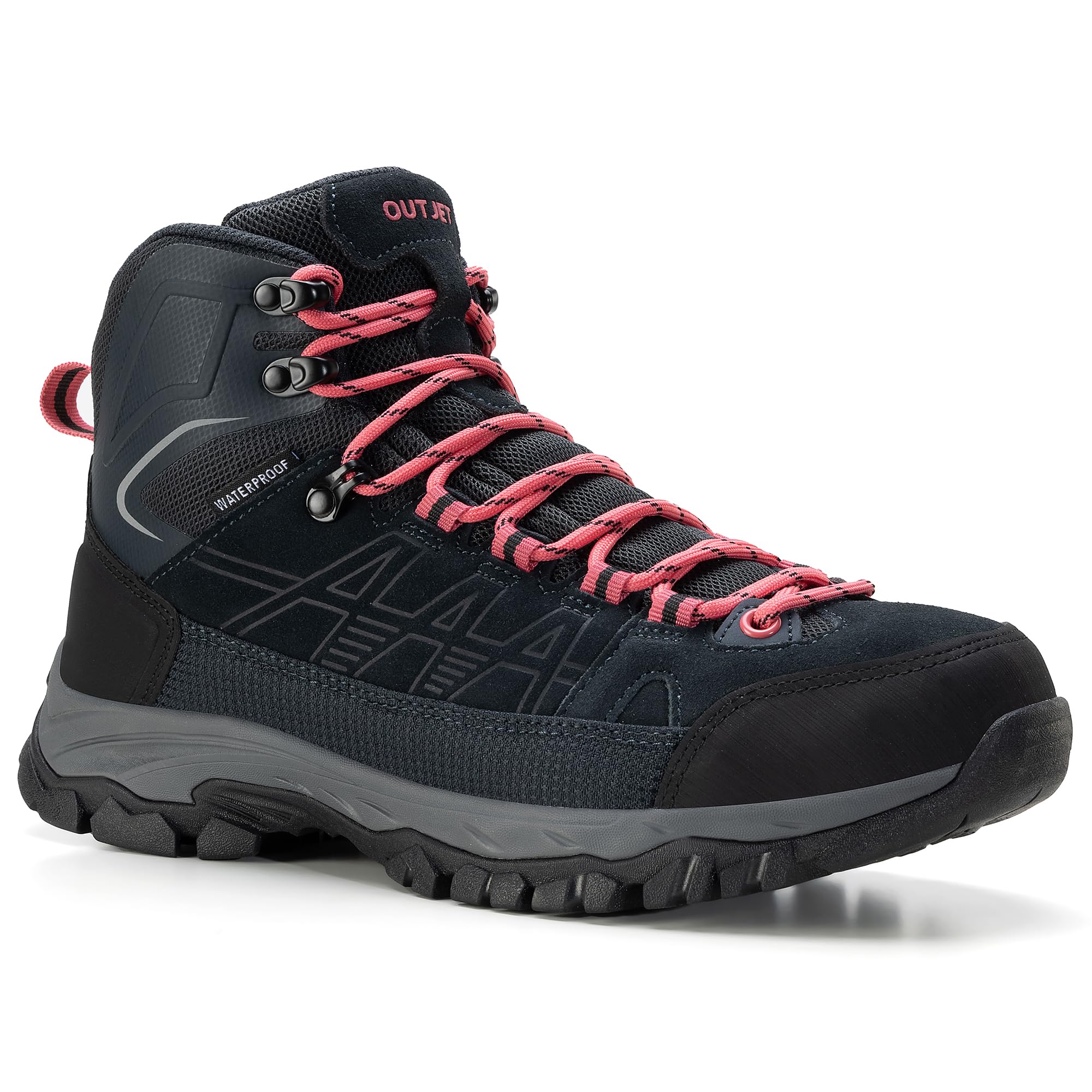 Womens Waterproof Hiking Boots Lightweight Comfortable Trail Walking Outdoor Boots