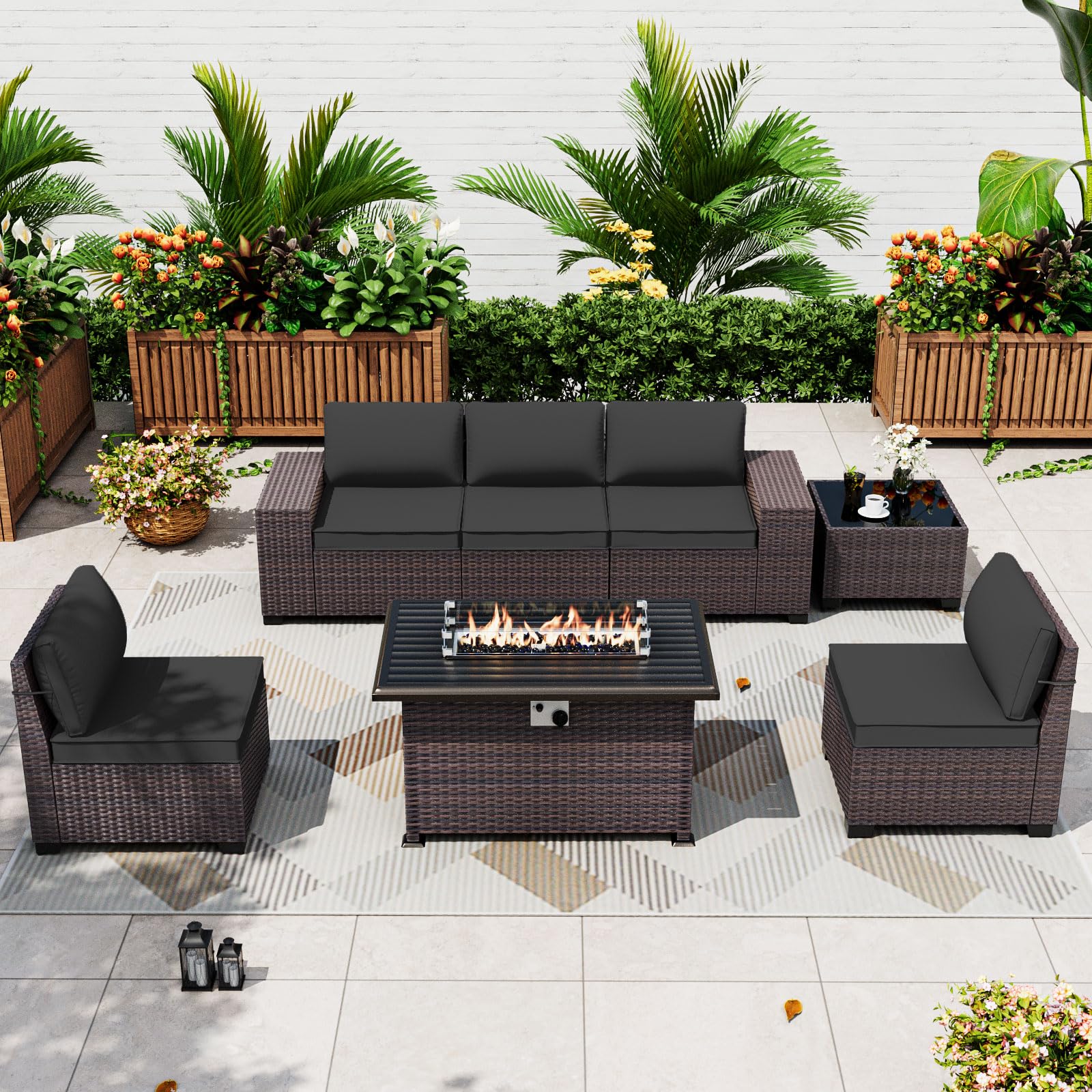 ALAULM 7-Piece Patio Set