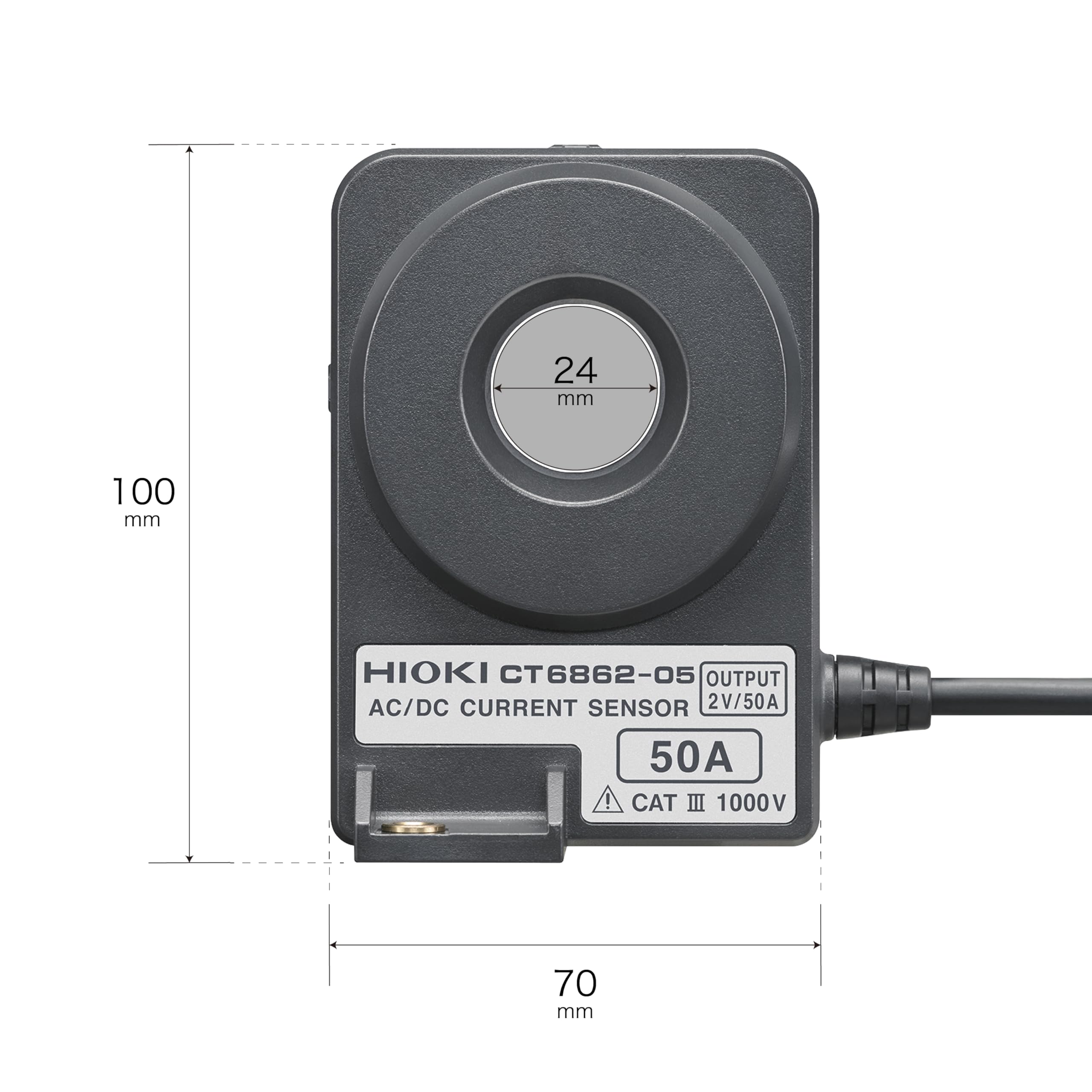 Amazon | HIOKI (日置電機) AC/DCカレントセンサ CT6862-05 50A