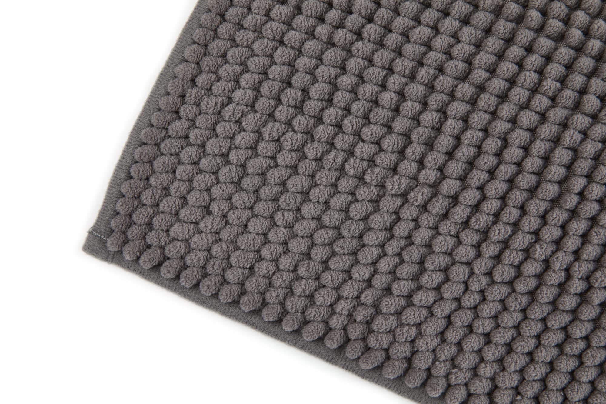 Emma Barclay Noodle Soft Touch Non-Slip Bathroom Rug in Graphite - Shower Mat 40x60cm, 40 x 60 cm (Rectangular) - Image 3