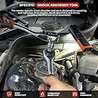 Vista 2 de BILITOOLS Juego de 50 llaves de vaso para tuerca de puntal de amortiguador, juego maestro de montaje superior de puntal de suspensión, herramienta