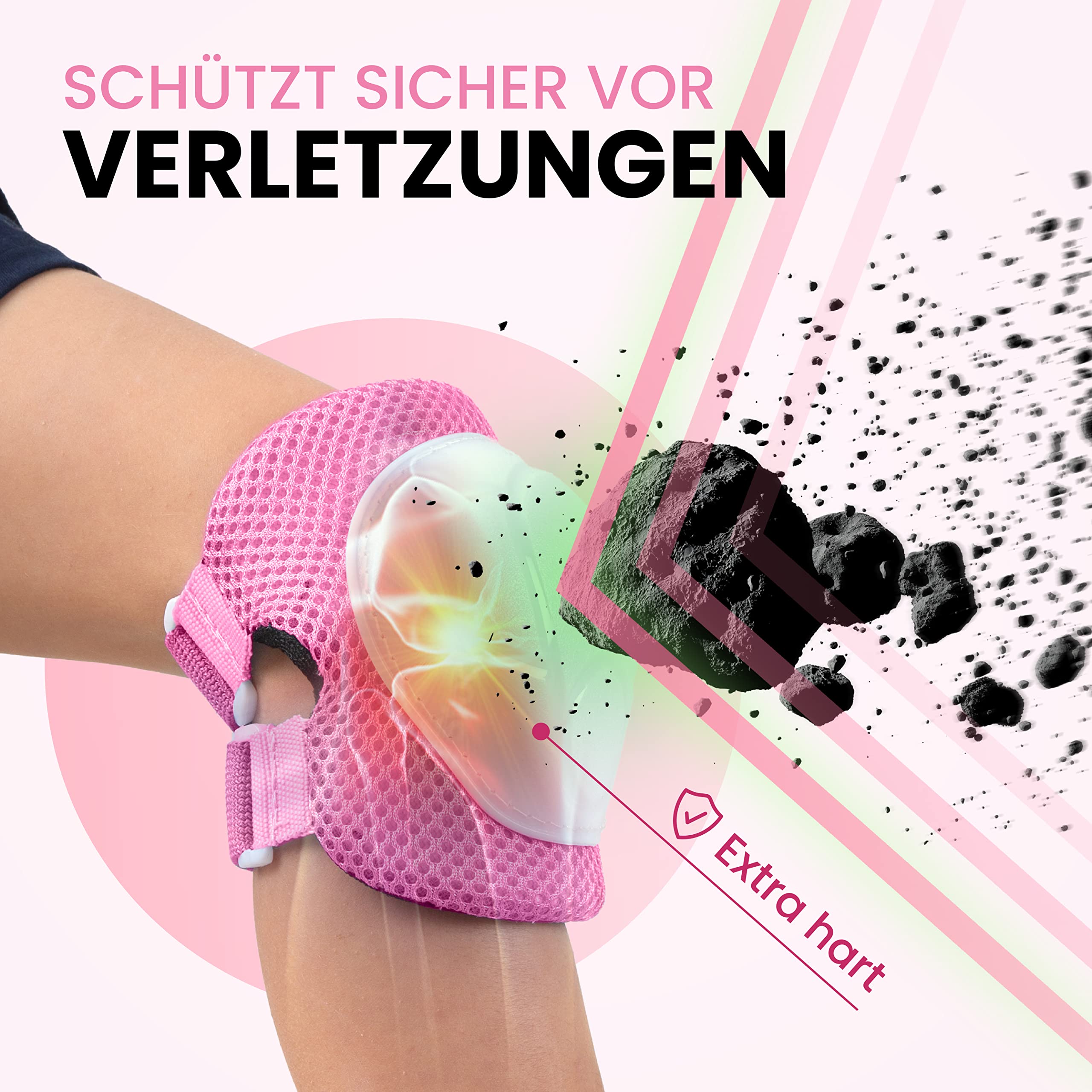 99FLIPS Schoner Inliner Kinder 3-12 Jahre - TÜV Rheinland GS Zertifizierung - Flash Skateboard-Schutzausrüstung für Skateboard, Inliner und BMX