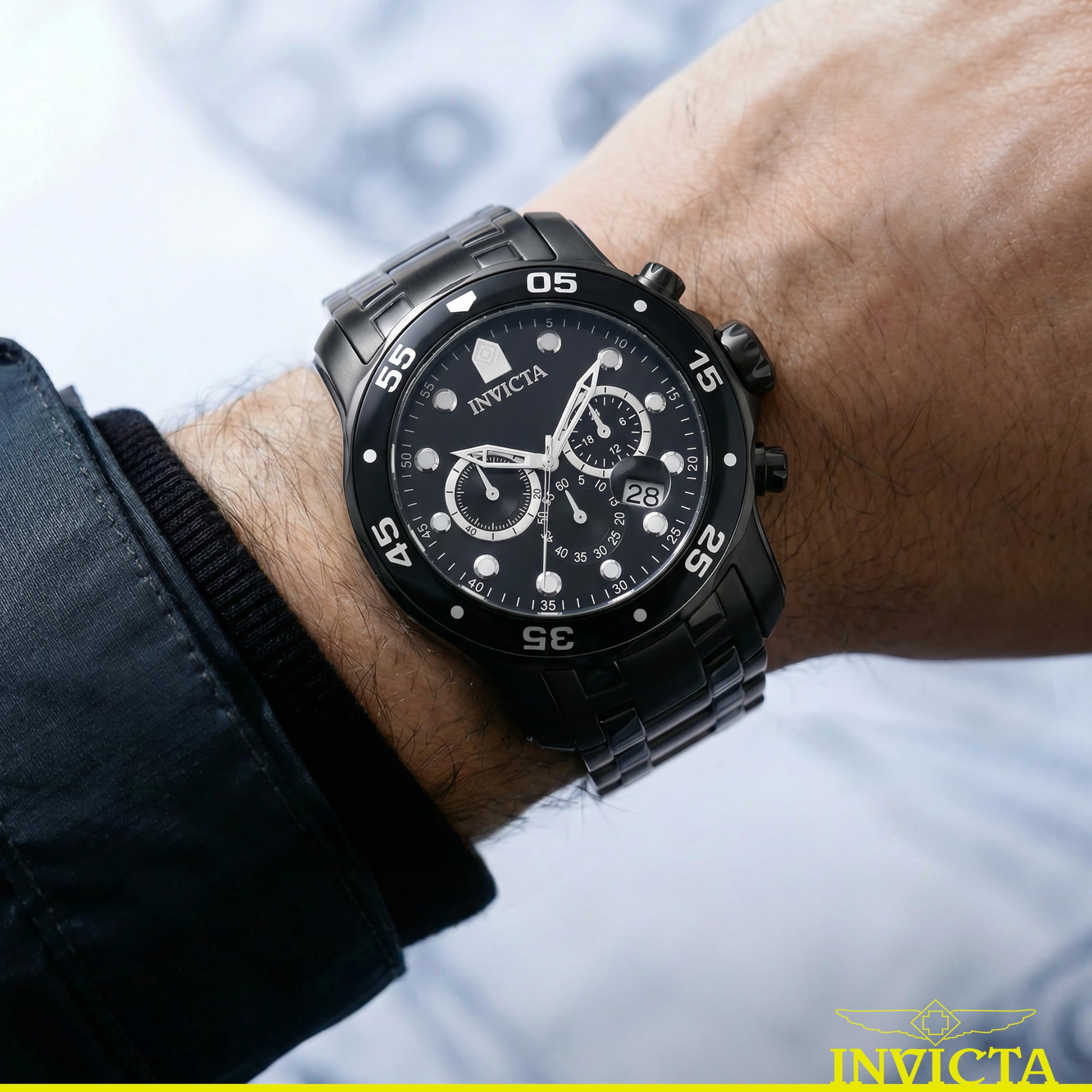 Invicta Mens Pro Diver Collection Chronograph Watch product thumbnail 4
