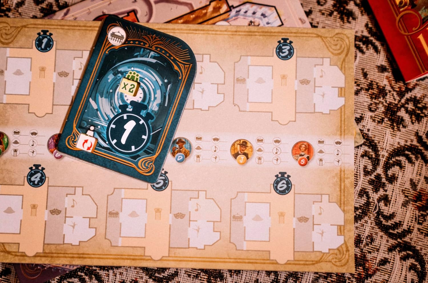 Kronologic: Paris 1920 | Murder Mystery Game for Teens and Adults | Solve The Chilling Hauntings at The Paris Opera | Competitive, Cooperative or Solo Deductive Game | Ages 10+ | 1-4 Players | 30 Min