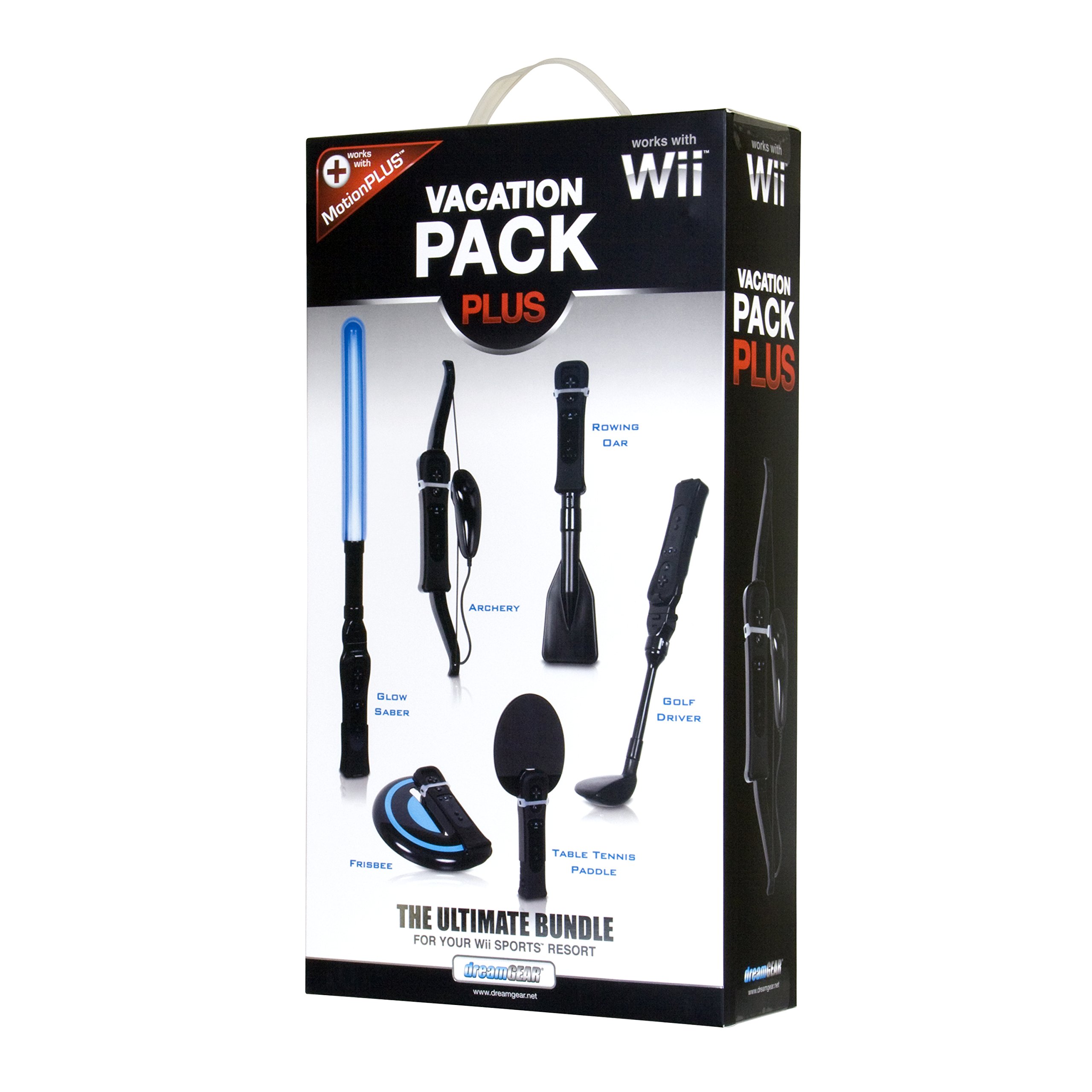 Amazon.com: dreamGEAR Nintendo Wii 7-in-1 Vacation Pack (black