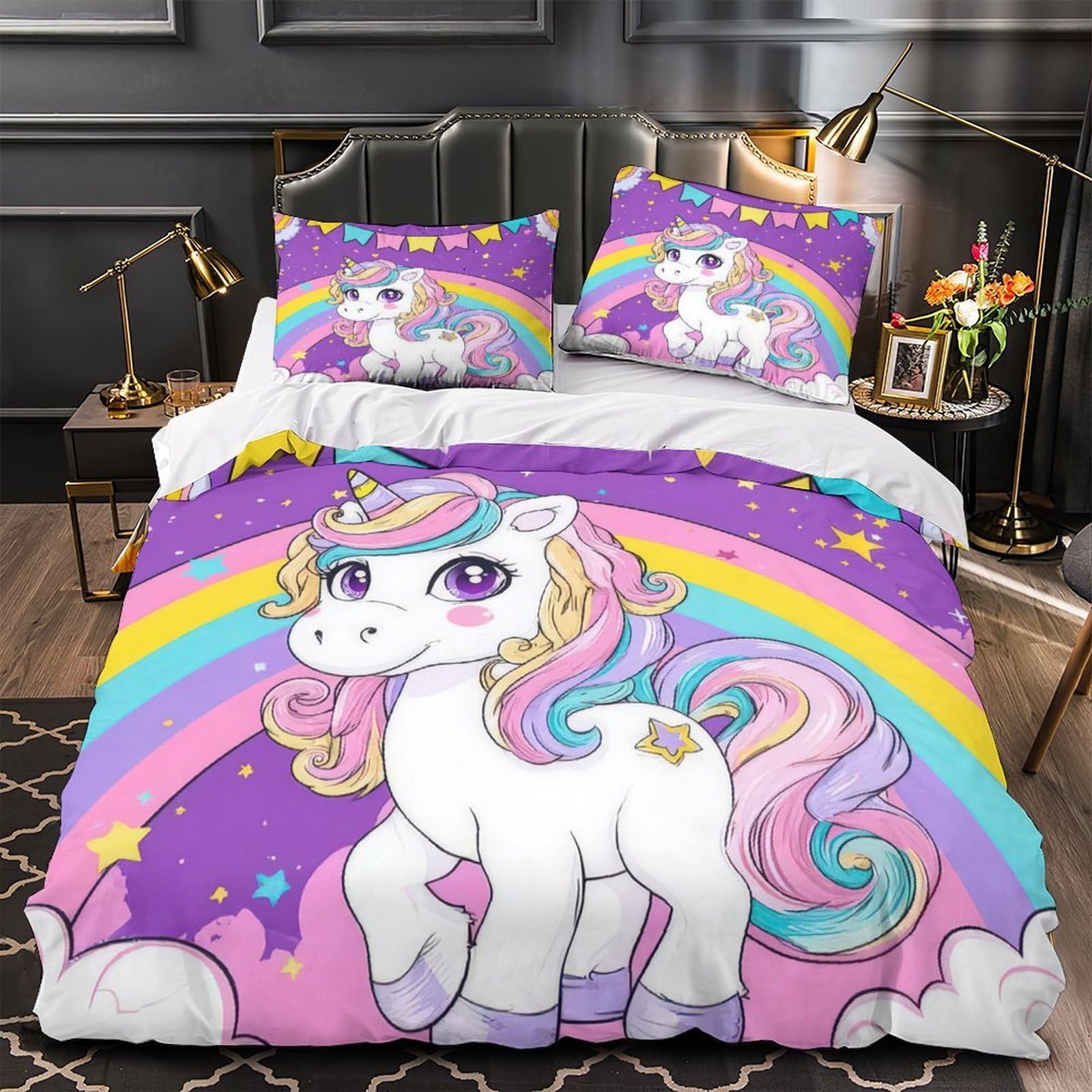 Housse de couette palmiers tropicaux pour une chambre ambiance évasion