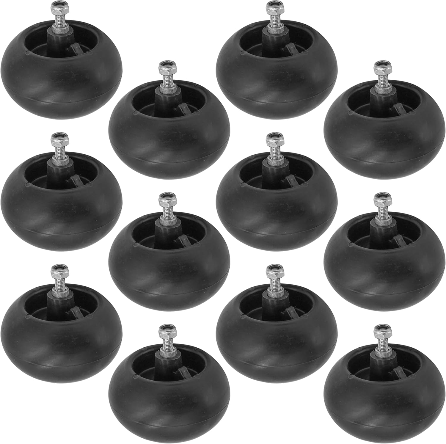 Caltric 2721512 2720685 64205004 6423703 Deck Wheel Compatible with Bobcat 218ES 220ES 700S ZT220 / Qty 12