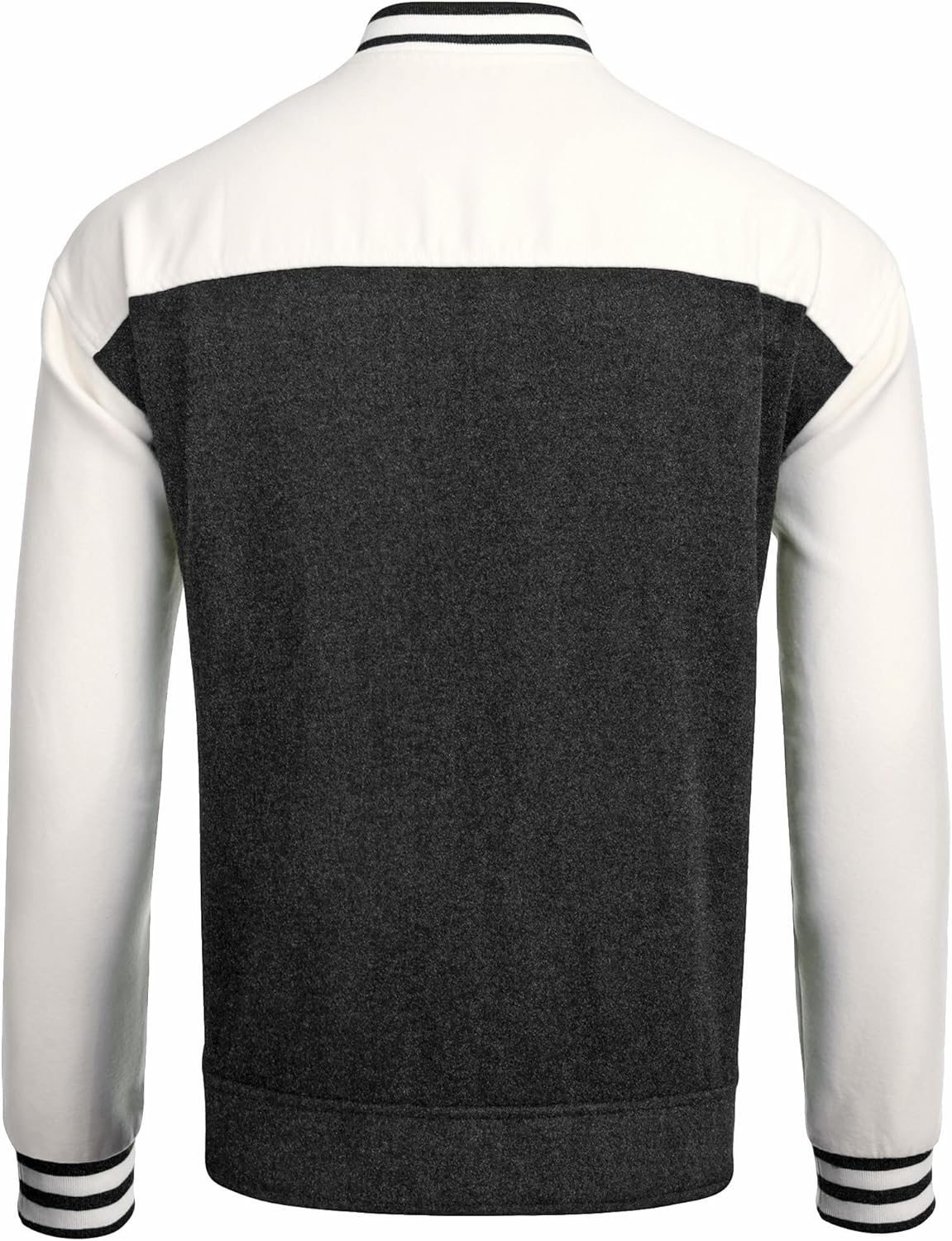 COOFANDY Men's Varsity Jacket Wool Blend Letterman Bomber Jacket Baseball Lightweight Jacket - Image 4