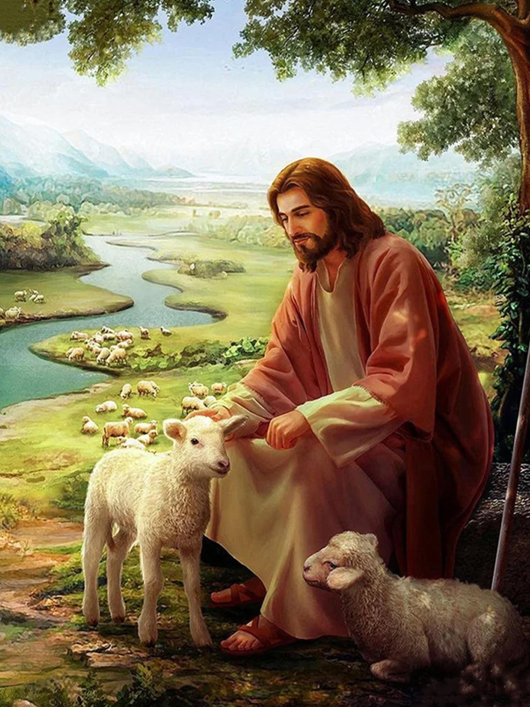 mrpwnle Diamond Painting Kits for Adults-Jesus Diamond Art Kits for Adults Be...