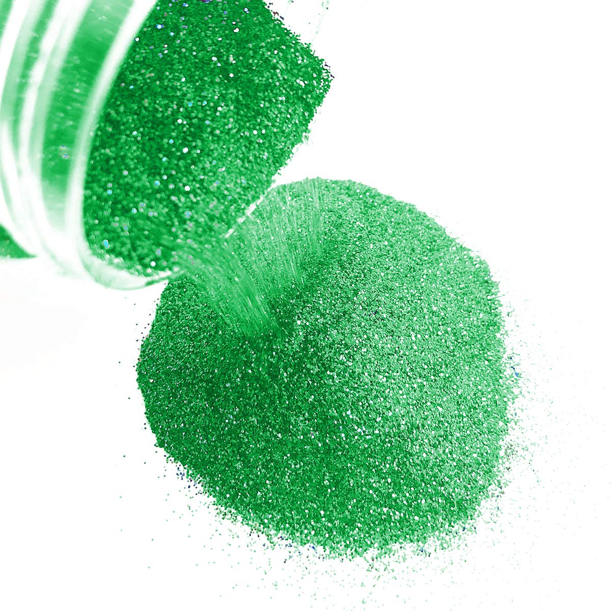 Tiptop Decoration Sparkling Glitter Powder (100 Grams) (Premium Shimmer) (Green Diamond)