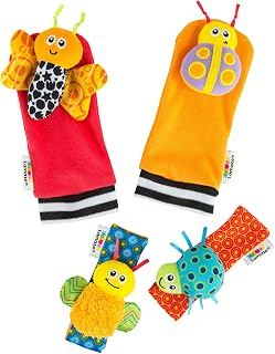 Lamaze Gardenbug Handgelenk-Rassel - Babyspielzeug ab 0M