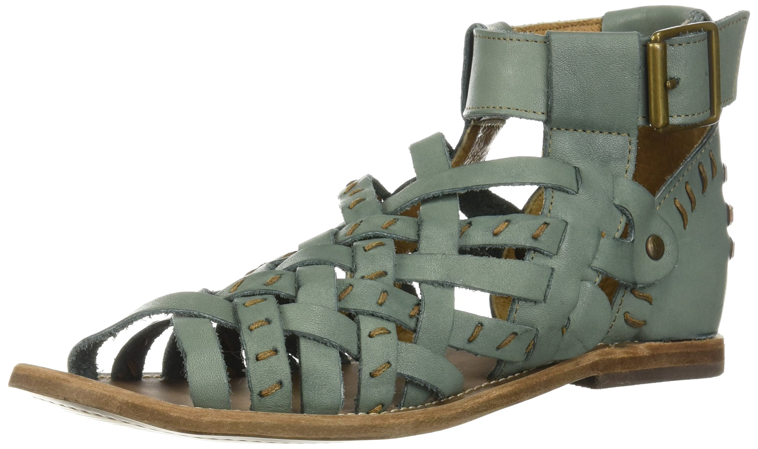 Musse & Cloud Women's Adelle Flat Sandal, Blue, 7.5