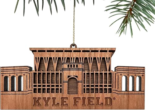 Miniatura 6 de Inspired Indigo Adorno de Navidad de la Universidad Estatal de Michigan, arte de estadio espartano de fútbol de la NCAA, licencia oficial,