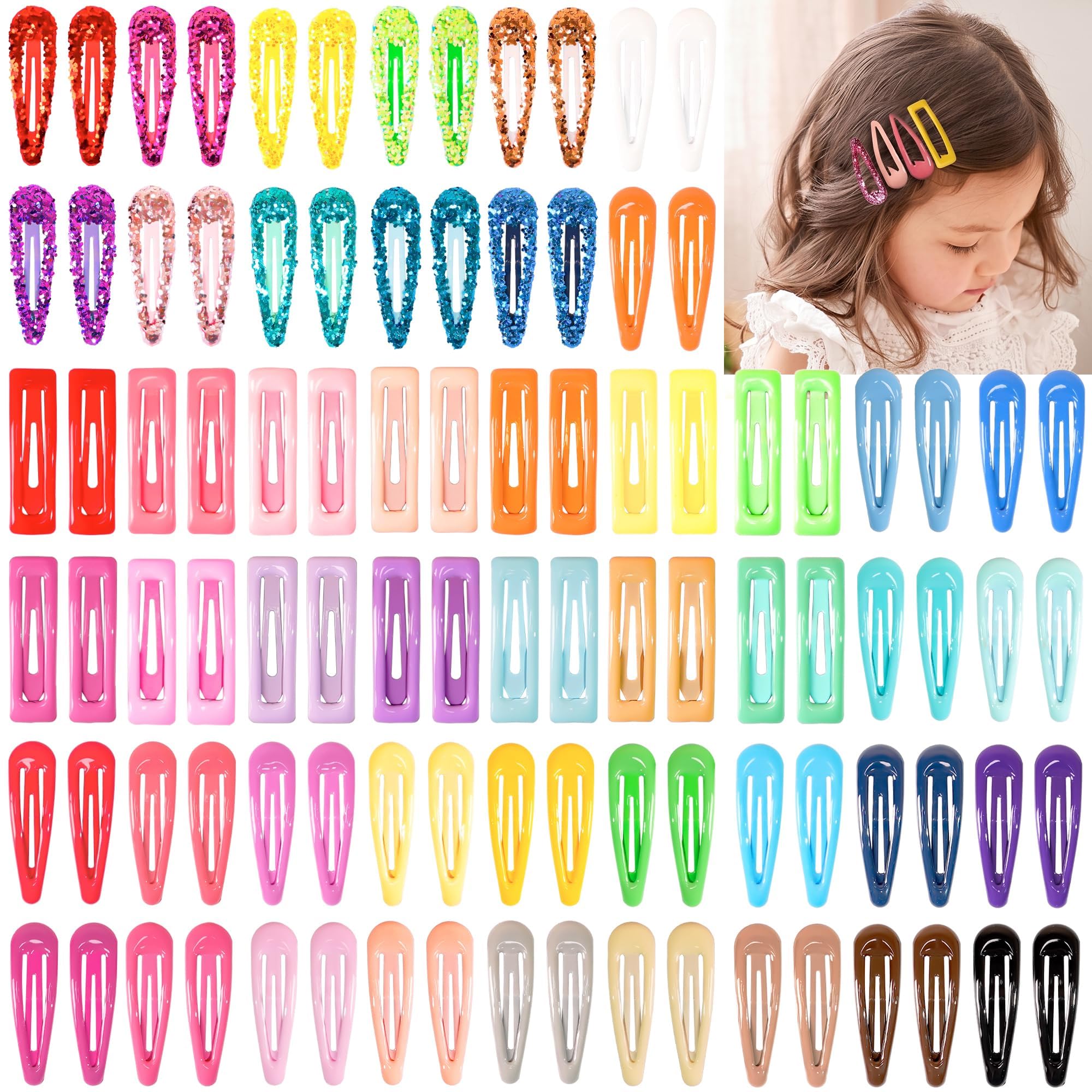 ?? ??‍? ??‍? ??‍? ??‍♀️?? CC Hair Clip Barrette ? Amazon.com: Scunci by Conair Pop Clip Barrette- hair  main image 2