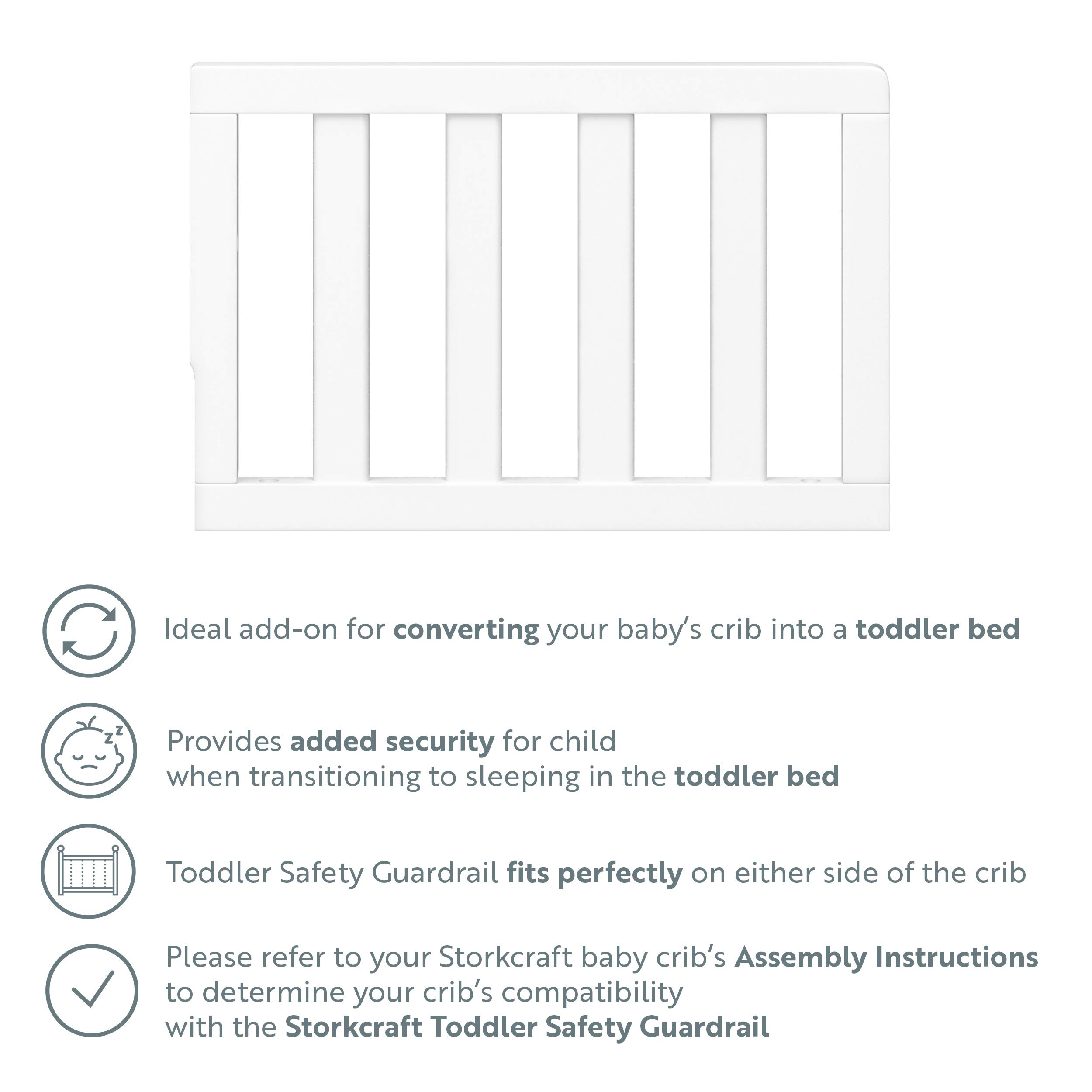storkcraft bed rails