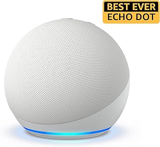 Amazon Echo Dot (5th Gen) | Smart speaker with Bigger sound, Motion Detection, Temperature Sensor, Alexa and Bluetooth| White