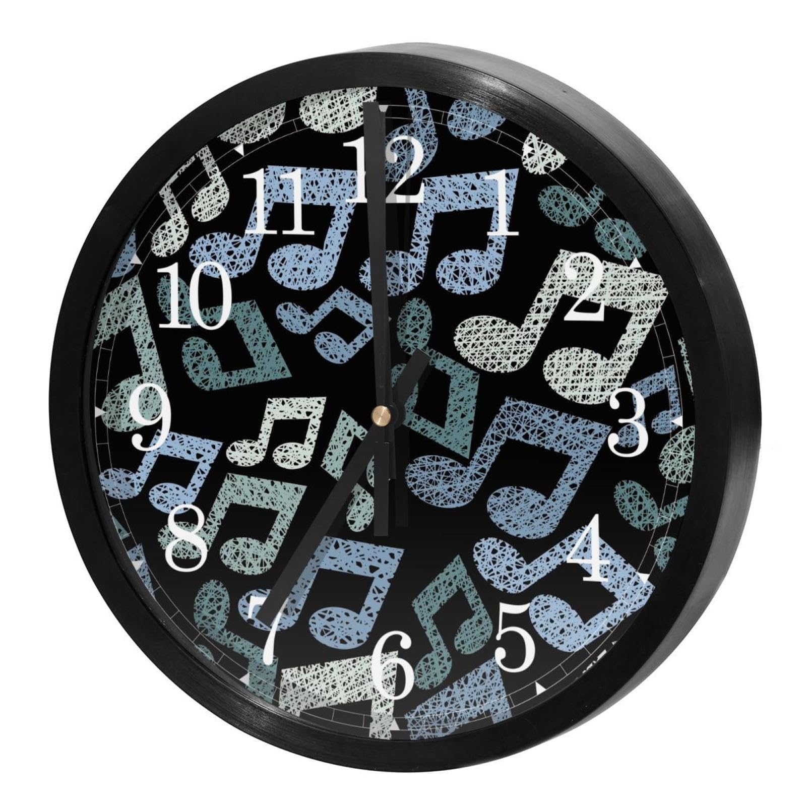 Horloge murale silencieuse à quartz pour bureau et salon sans tic-tac