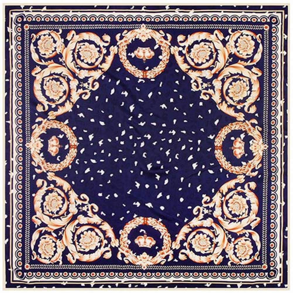 Twill de soie pour ce foulard imprimé pétale haut de gamme 100cm