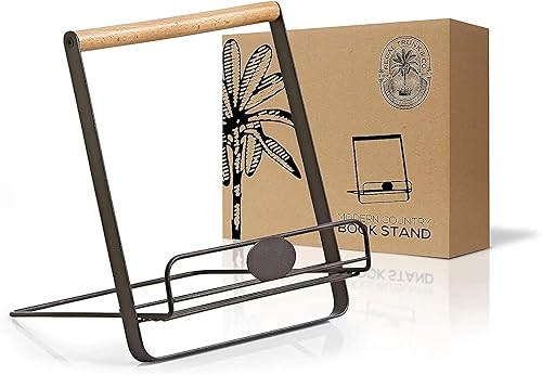 Regal - Soporte de metal para libros de cocina, soporte para libro de recetas, soporte ajustable y plegable para libros de cocina, soportes para