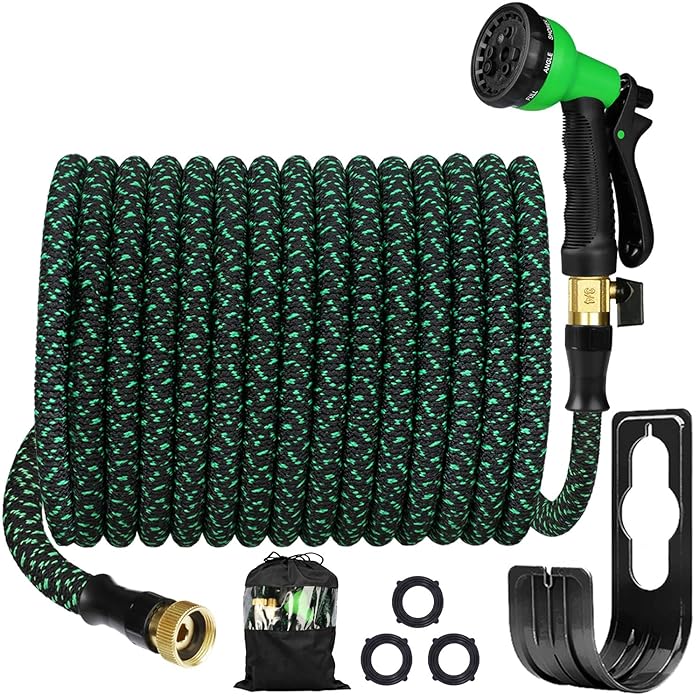 Buy HOMOZE Garden Hose 100FT Expandable Water Hose Repairable Double