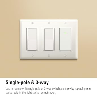 Eve Light Switch (Matter) 2-Pack Smart Wall Switch for Apple Home, Alexa, Google Home, SmartThings; for Single-Pole & 3-Way switches; Thread, Requires Thread Router & Neutral Wire; UL-Certified