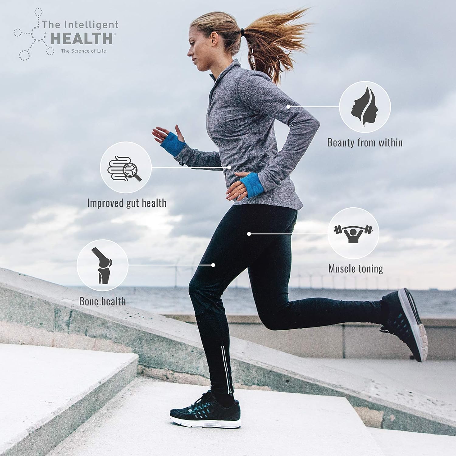 The Intelligent Health Collagen Powder, Hydrolysed Bovine Peptides, Unflavoured Protein Formula, Grass Fed - Image 4