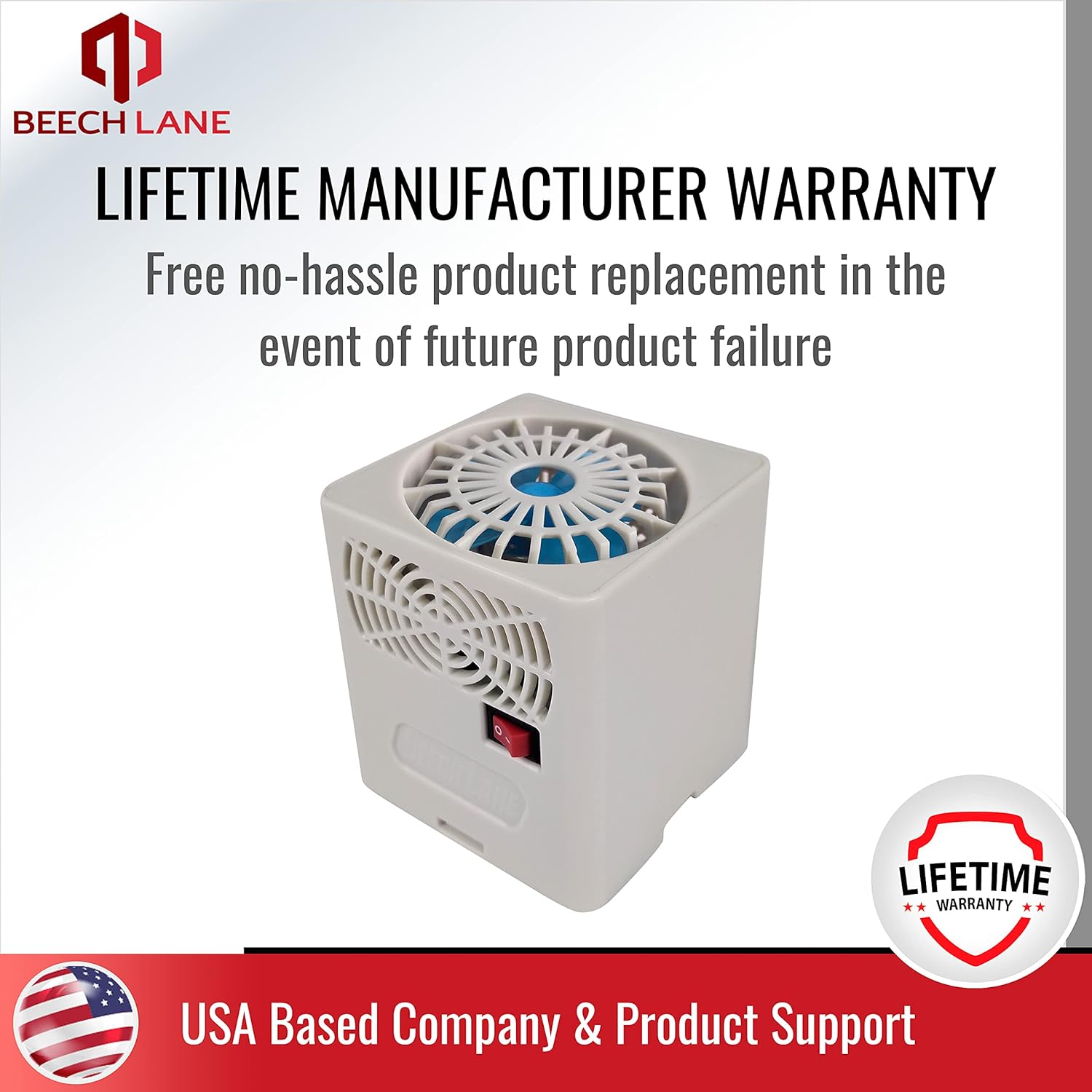 Beech Lane RV Fridge Fan, High Power 3,000 RPM Motor, Easy On and Off Switch, Multiple Side Vents Increase Airflow, Durable Construction : Automotive