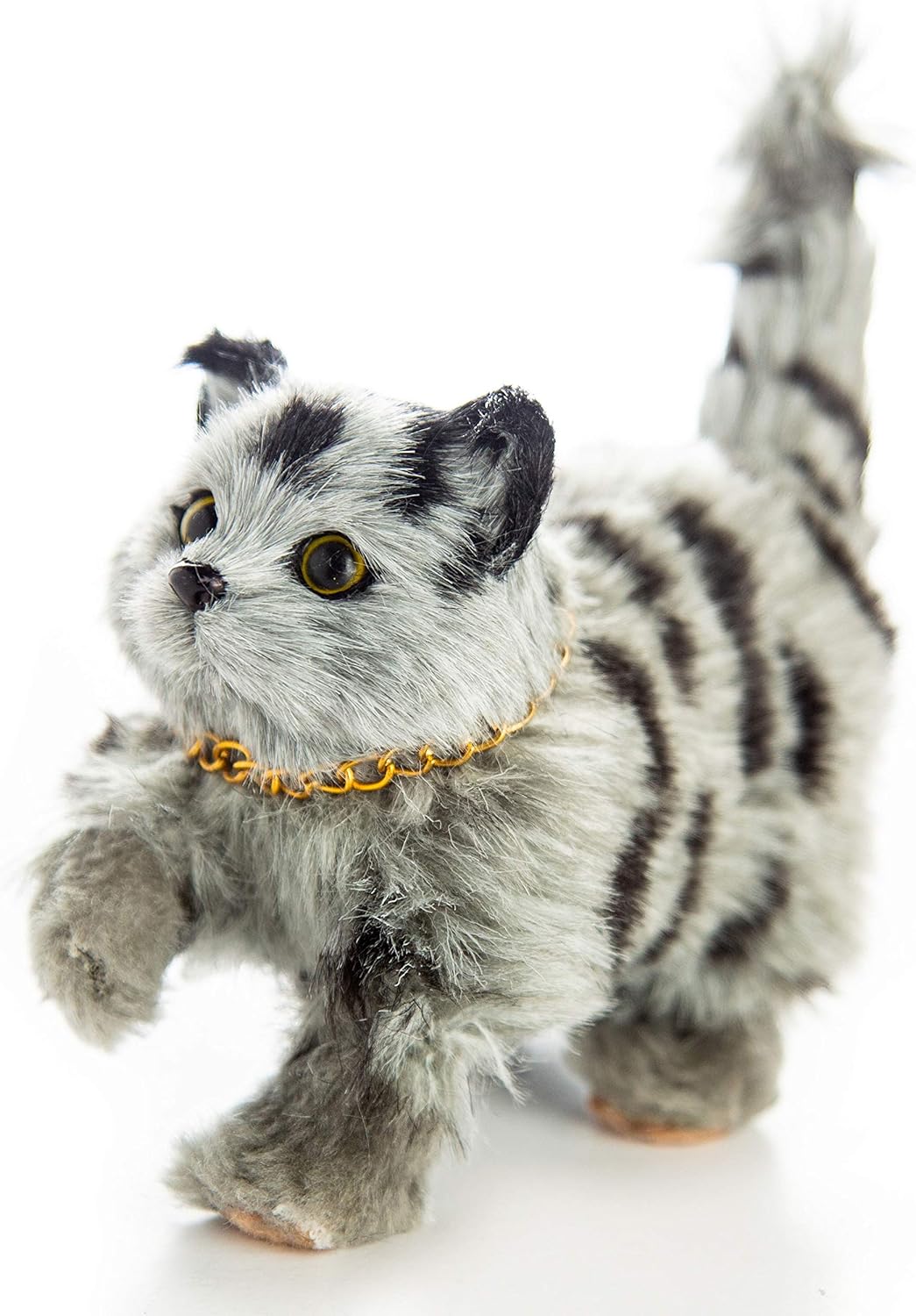 The Queen's Treasures 18 Inch Doll Pet Accessory, Truly Adorable Realistic Grey Striped Kitty Cat, Compatible with American Girl Dolls