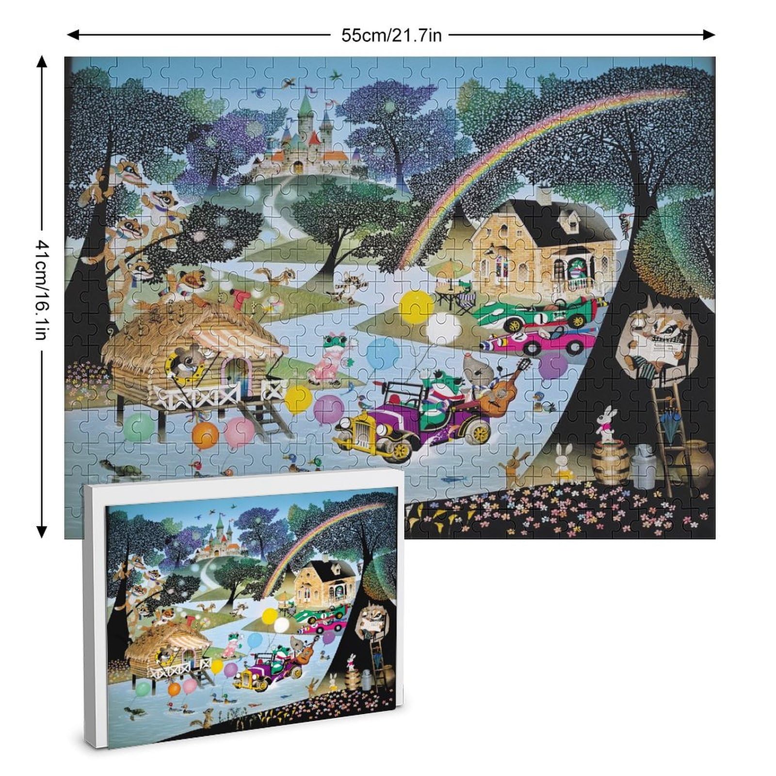 Amazon | 藤城清治 ケロヨンのユートピア ジグソーパズル パターン