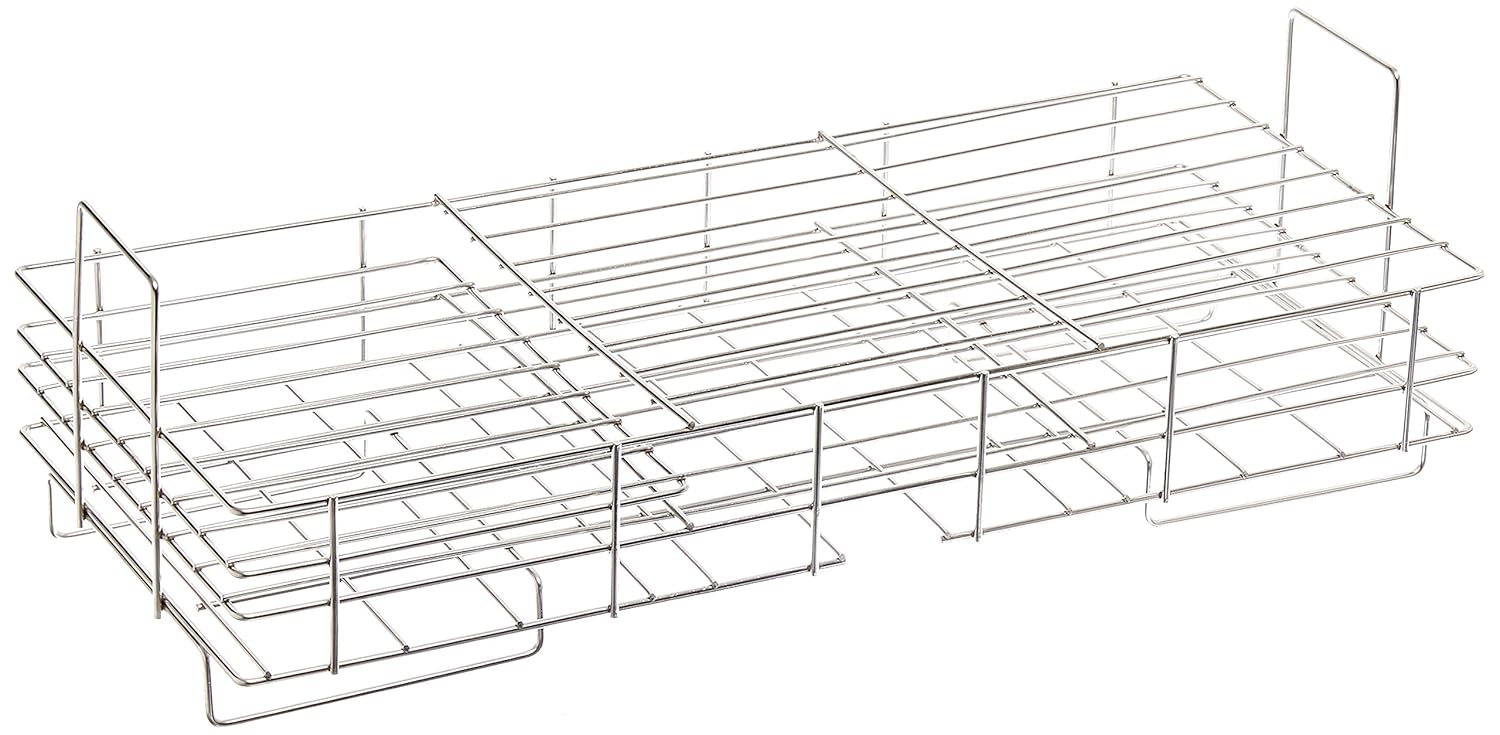 Labconco 4589701 Stainless Steel Spindle Standard Petri Dish Insert, 24 Plates Capacity