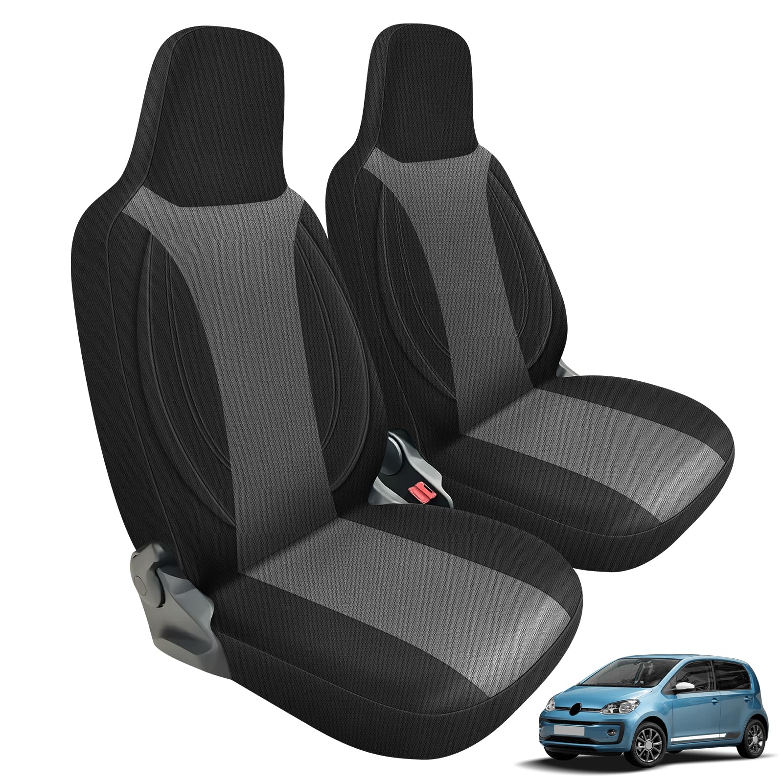 Sitzbezüge Auto für 2011-2023 VW UP | Autositzbezüge Auto-Sitzschoner Schonbezüge Sitzauflagen Sitzbezug Vordersitze