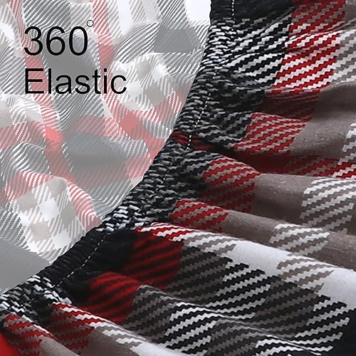 Miniatura 9 de FEATHER & STITCH NEW YORK juego de sábanas de franela de algodón, para colchones altos, sábanas cálidas, acogedoras, ligeras, para invierno