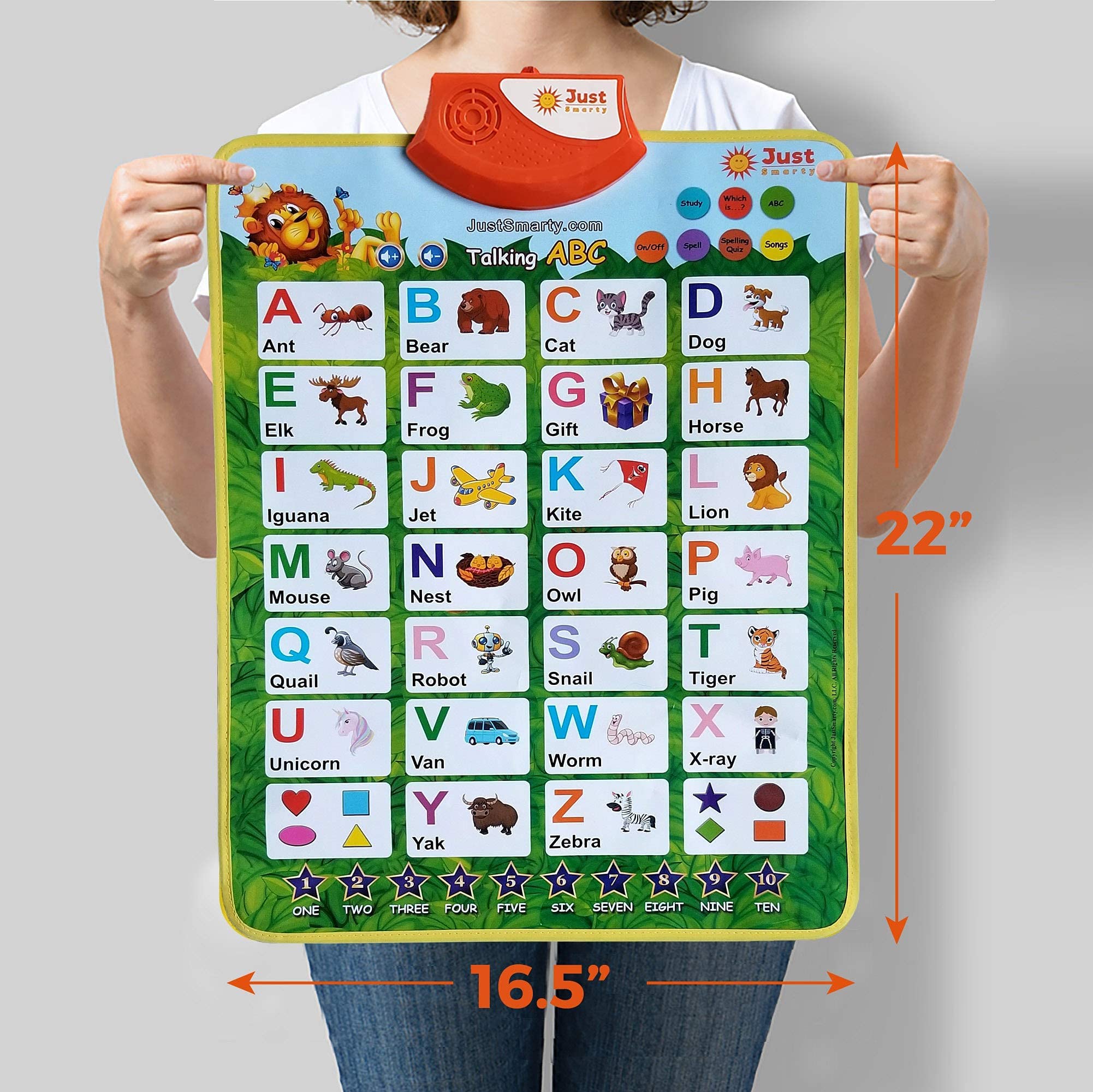 Buy Just Smarty Interactive Alphabet Wall Chart For T vrogue.co
