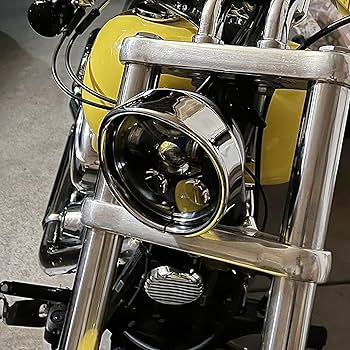 ハーレー純正 ヘッドライト トリムリング バイザー 04年以降 5-3/4インチ ハーレー純正□5-3/4インチ ヘッドライトトリムリング グロス