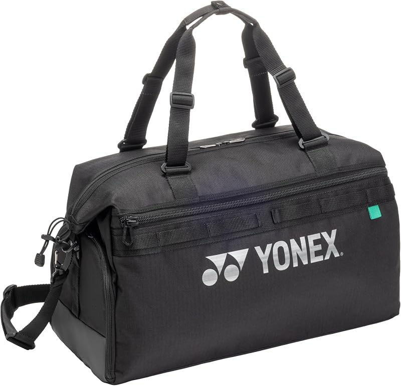 GEARLOGIC Boston Bag - Bolsa deportiva unisex con trabilla para raqueta, bolsillo para zapatos, cremalleras YKK y correa para el hombro desmontable