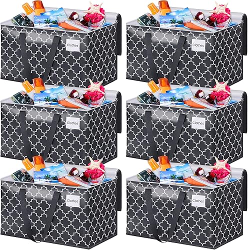 StorageRight Bolsas de mudanza resistentes grandes y fuertes cajas de mudanza con cremalleras de primera calidad y asas de transporte, bolsas de