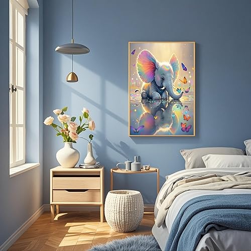 Miniatura 4 de TINDAY Kit de pintura por números, para niños, adultos, principiantes, pintura por números, pintura acrílica para decoración del hogar, gallinas, 16